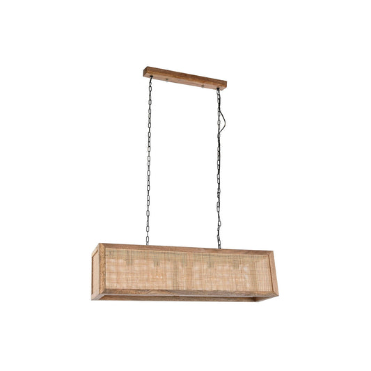 Lámpara de Techo Home ESPRIT Marrón Madera de mango 50 W 100 x 27 x 27 cm