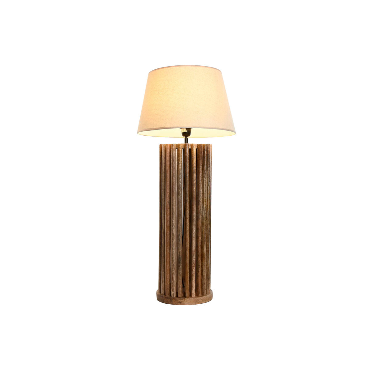 Home ESPRIT table lamp Brown Mango wood 50 W 220 V 23 x 23 x 72 cm