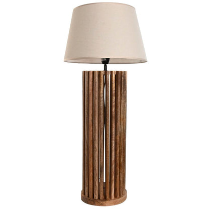 Home ESPRIT table lamp Brown Mango wood 50 W 220 V 23 x 23 x 72 cm