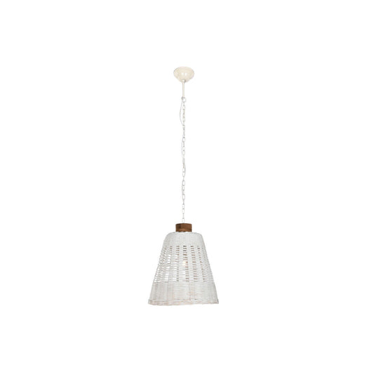 Home ESPRIT Ceiling Lamp White Bamboo Mango Wood 50 W 48 x 48 x 57 cm