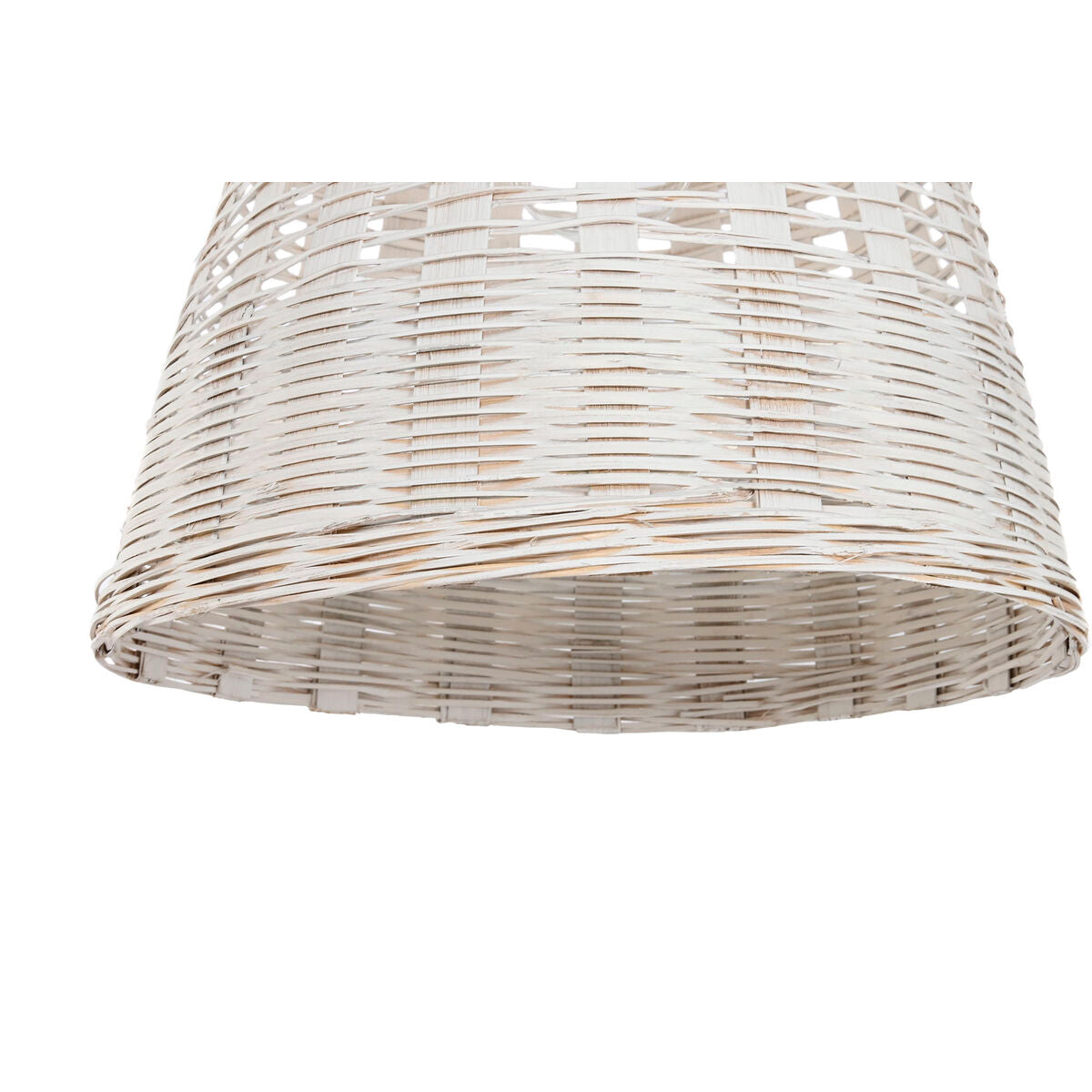 Home ESPRIT Ceiling Lamp White Bamboo Mango Wood 50 W 48 x 48 x 57 cm