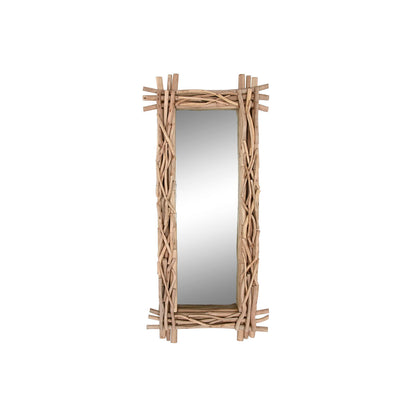 Home ESPRIT Natural Bali Wall Mirror 70 x 10 x 150 cm