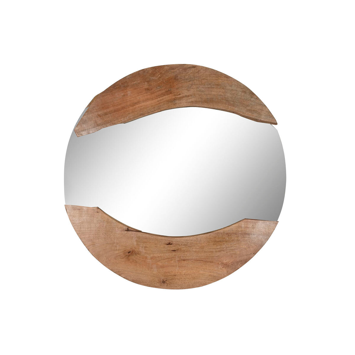 Home ESPRIT Natural Bali Wall Mirror 120 x 8 x 120 cm