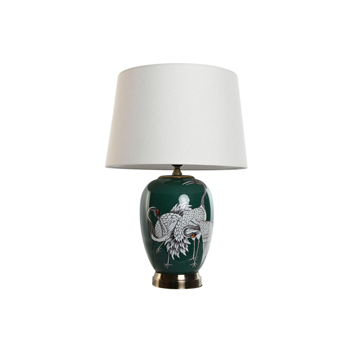 Home ESPRIT Table Lamp White Turquoise Gold Ceramic 50 W 220 V 40 x 40 x 59 cm