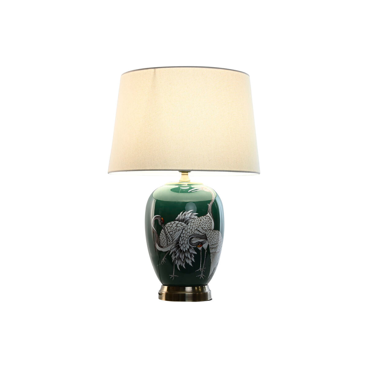 Home ESPRIT Table Lamp White Turquoise Gold Ceramic 50 W 220 V 40 x 40 x 59 cm