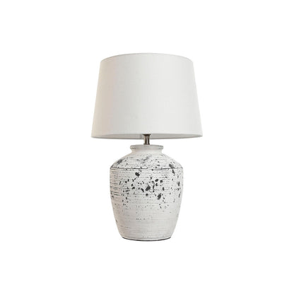 Home ESPRIT Table Lamp White Black Ceramic 50 W 220 V 36 x 36 x 58 cm