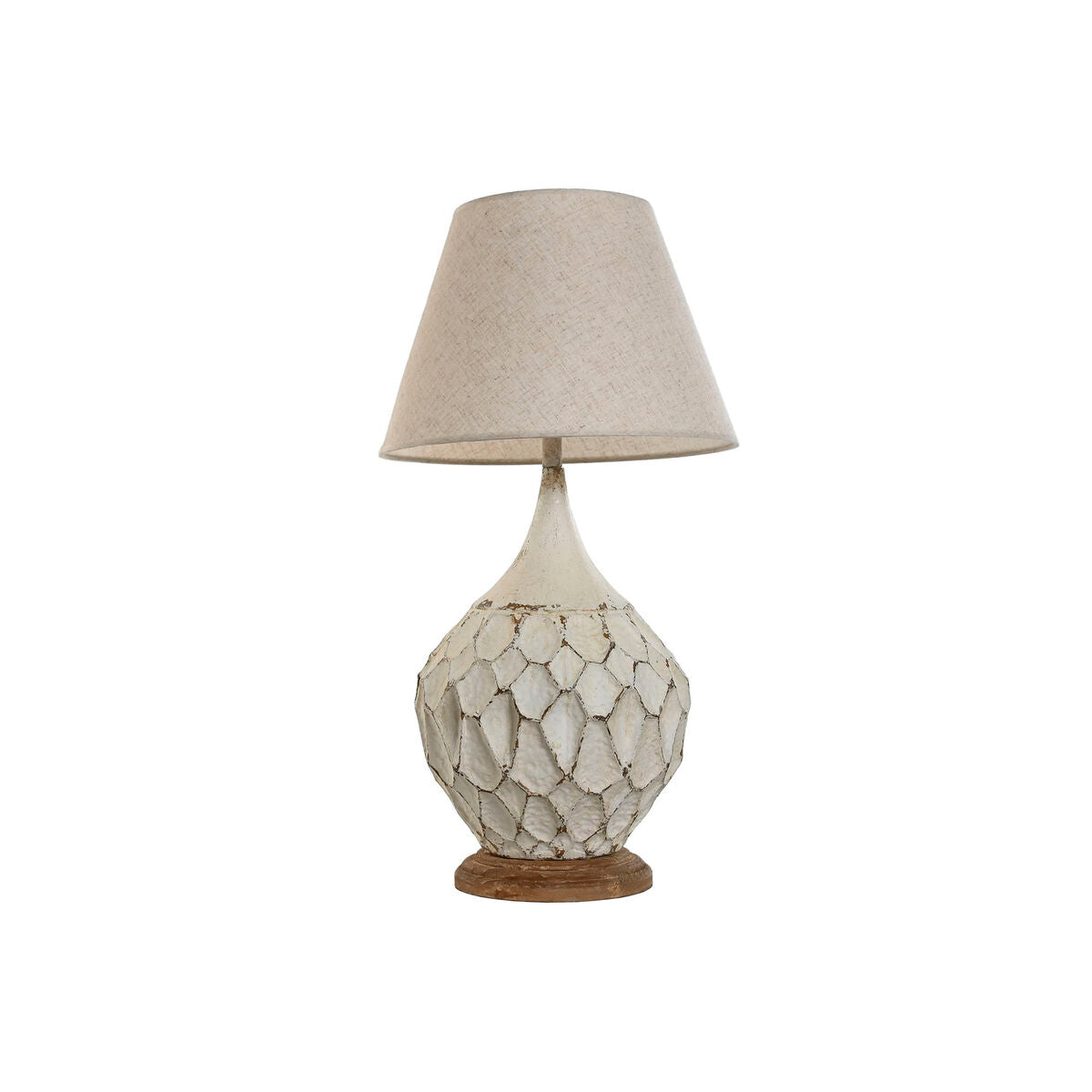 Home ESPRIT Table Lamp White Metal 50 W 220 V 40 x 40 x 81 cm