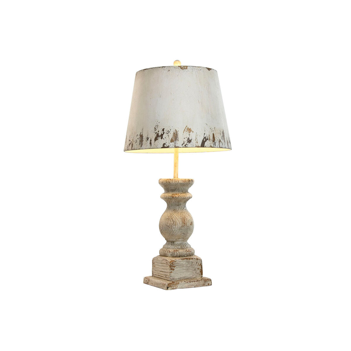 Home ESPRIT Table Lamp White Metal Fir 50 W 220 V 40 x 40 x 83 cm