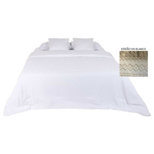 Colcha Home ESPRIT Blanco 180 x 260 cm