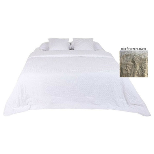 Colcha Home ESPRIT Blanco 180 x 260 cm