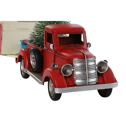 Adorno Navideño Home ESPRIT Rojo Caravana 73 x 19 x 28,5 cm