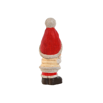 Adorno Navideño Home ESPRIT Blanco Rojo Beige 16,5 x 22 x 45 cm (2 Unidades)