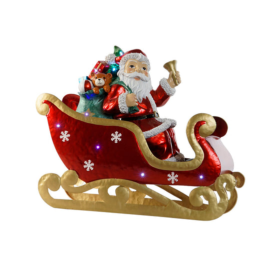 Adorno Navideño Home ESPRIT Rojo Multicolor Papá Noel 64 x 26 x 60 cm