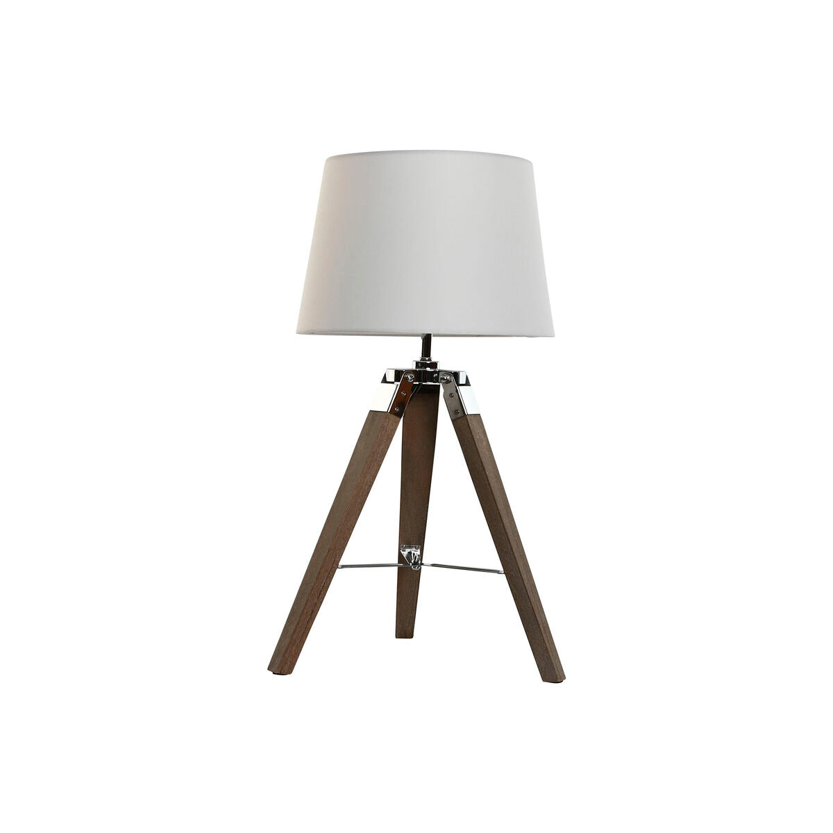 Home ESPRIT Table Lamp White Brown Wood 36 x 36 x 60 cm