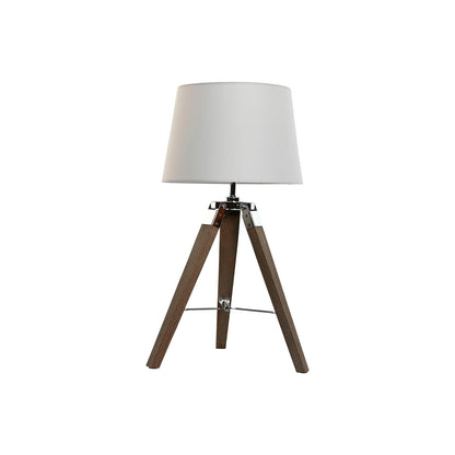 Home ESPRIT Table Lamp White Brown Wood 36 x 36 x 60 cm