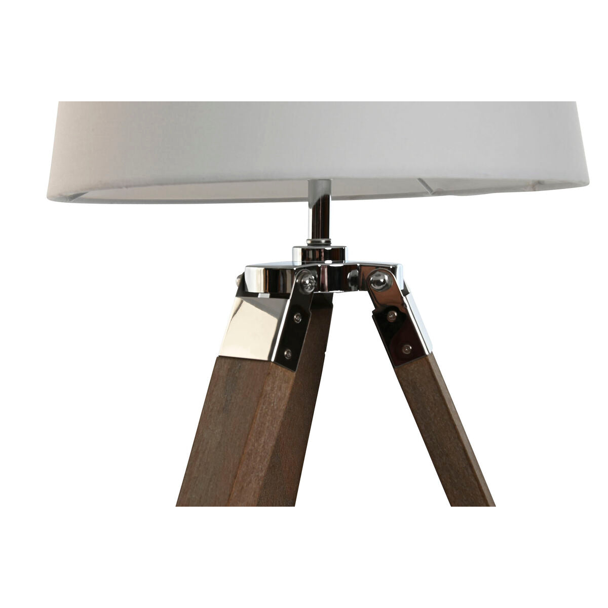 Home ESPRIT Table Lamp White Brown Wood 36 x 36 x 60 cm