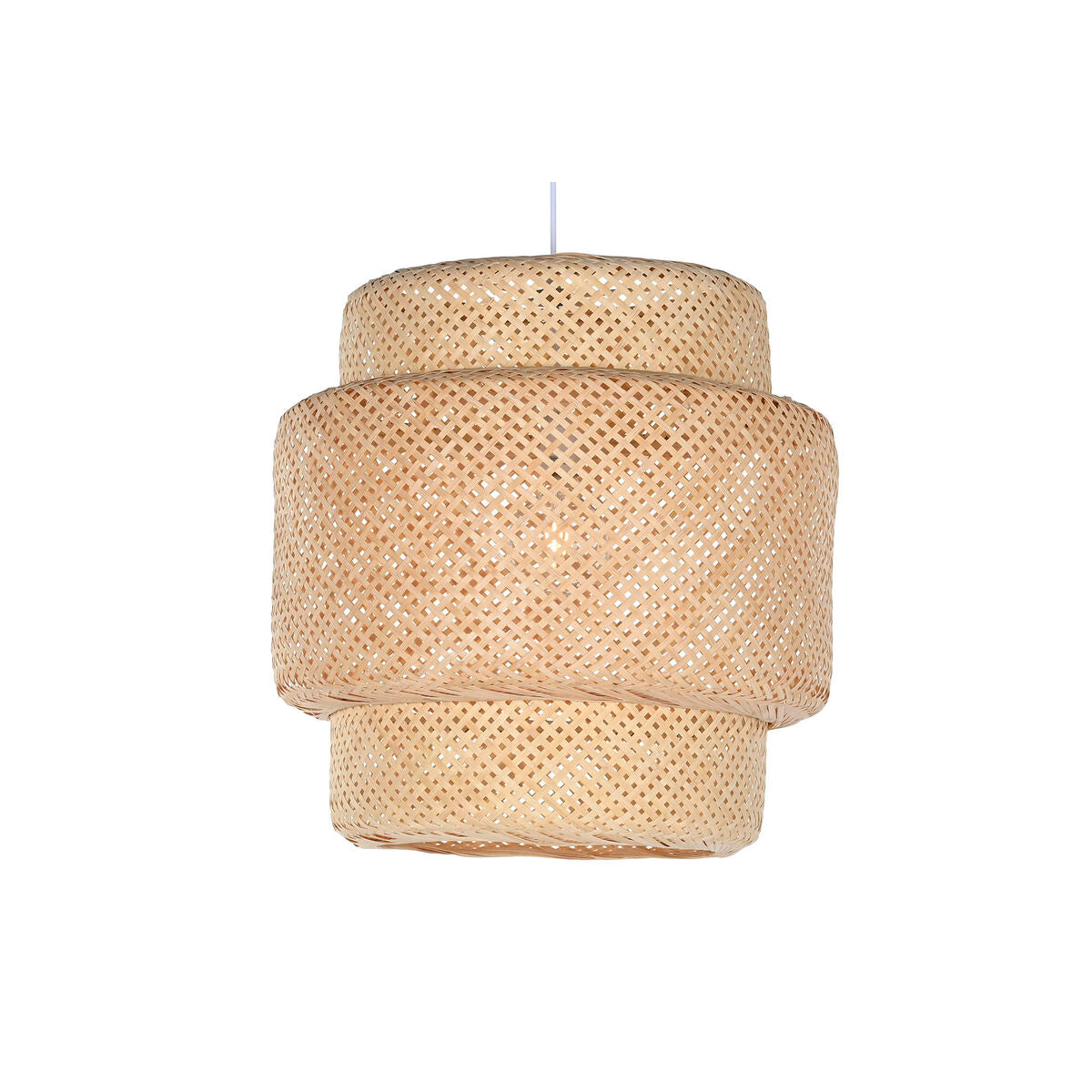 Home ESPRIT Ceiling Lamp Light Brown Bamboo 50 x 50 x 55 cm