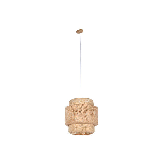 Home ESPRIT Ceiling Lamp Light Brown Bamboo 50 x 50 x 55 cm