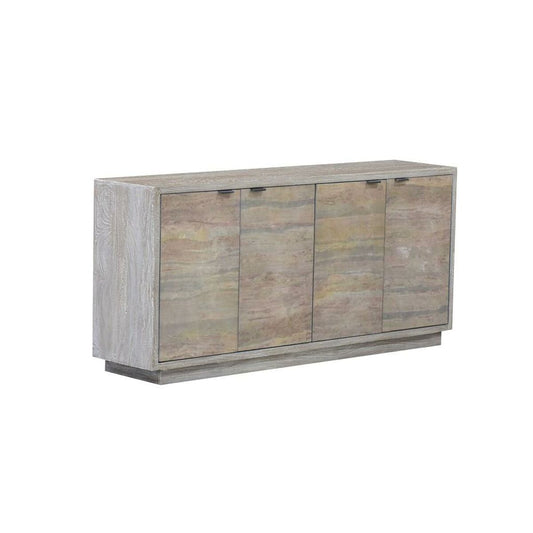 Aparador Home ESPRIT Gris Piedra Madera de mango 175 x 40 x 81 cm