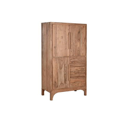 Aparador Home ESPRIT Marrón claro Acacia 90 x 45 x 160 cm