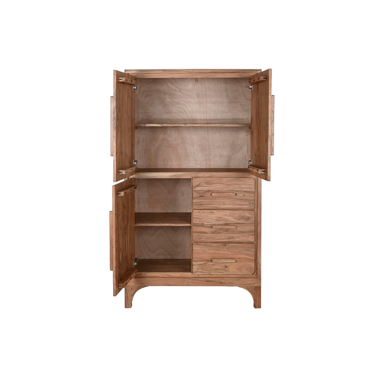 Aparador Home ESPRIT Marrón claro Acacia 90 x 45 x 160 cm