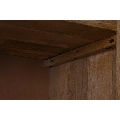 Armario Home ESPRIT Natural Madera Ratán 100 x 55 x 190 cm