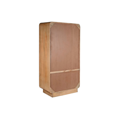 Armario Home ESPRIT Natural Madera Ratán 100 x 55 x 190 cm