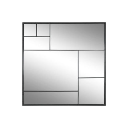 Home ESPRIT Wall Mirror Black 90 x 2 x 90 cm