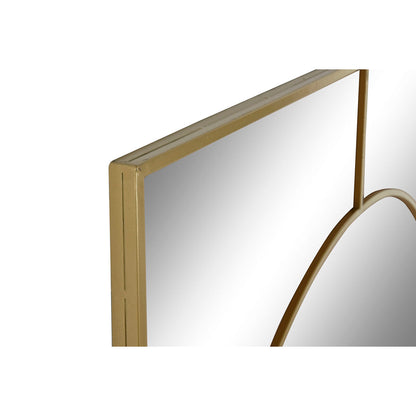 Home ESPRIT Wall Mirror Gold 90 x 2 x 180 cm