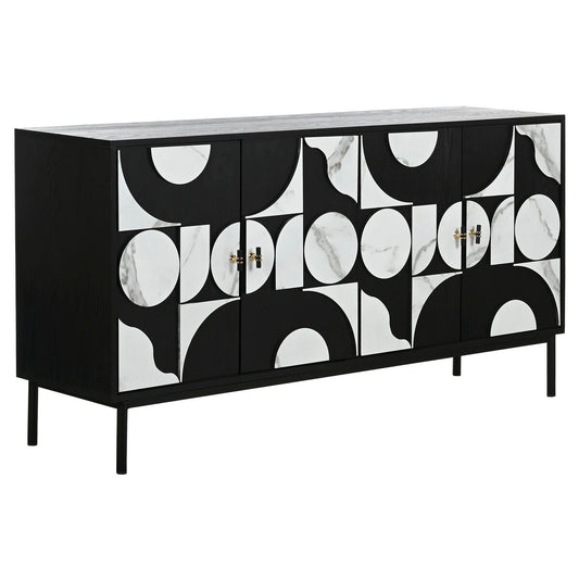 Aparador Home ESPRIT Metal Abeto 160 x 40 x 80 cm