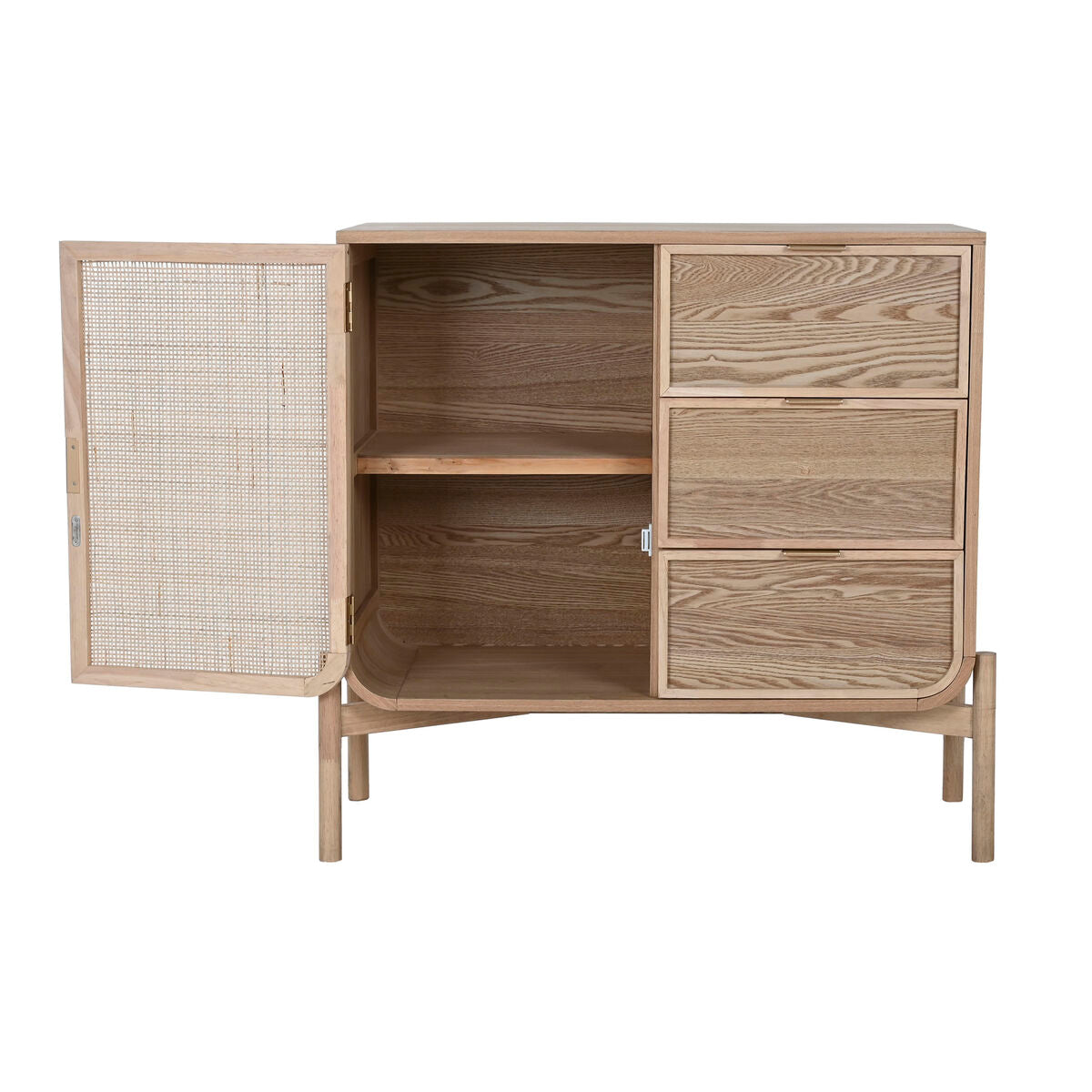 Aparador Home ESPRIT Natural Abeto 86 x 40 x 80 cm