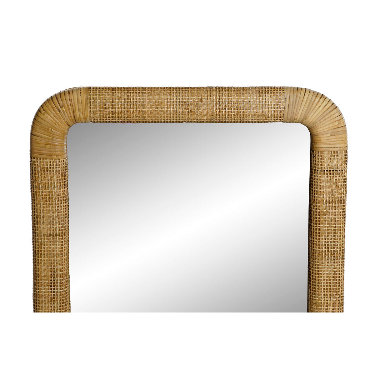 Espejo de pared Home ESPRIT Natural Tropical 55 x 4 x 95 cm