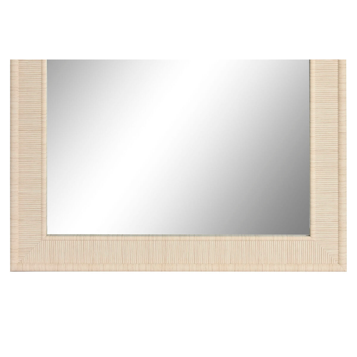 Espejo de pared Home ESPRIT Beige Natural 74 X 2 X 162 cm (2 Unidades)