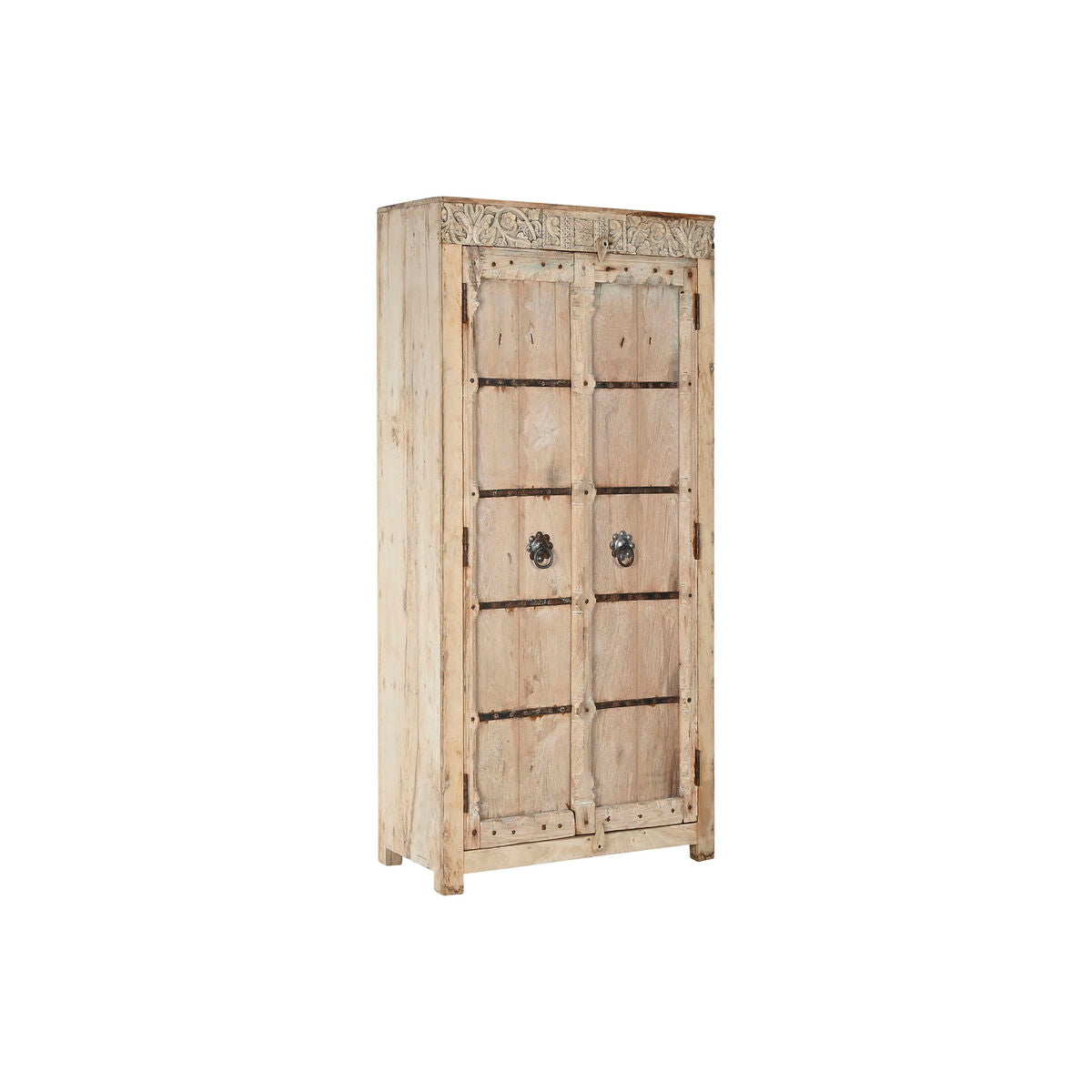 Aparador Home ESPRIT Natural madera de teca 90 x 45 x 190 cm