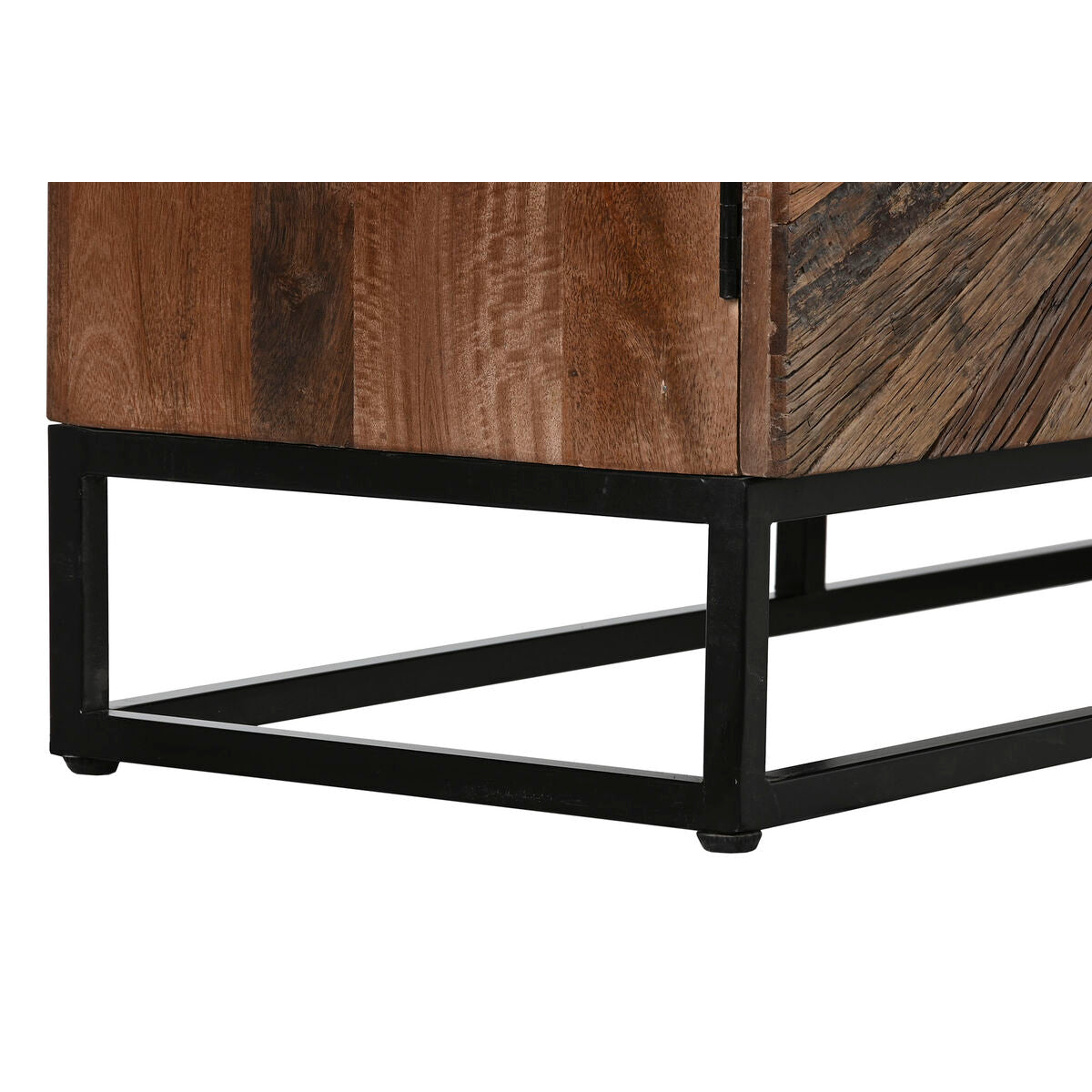 Aparador Home ESPRIT Negro Natural Madera Reciclada 120 x 40 x 85 cm