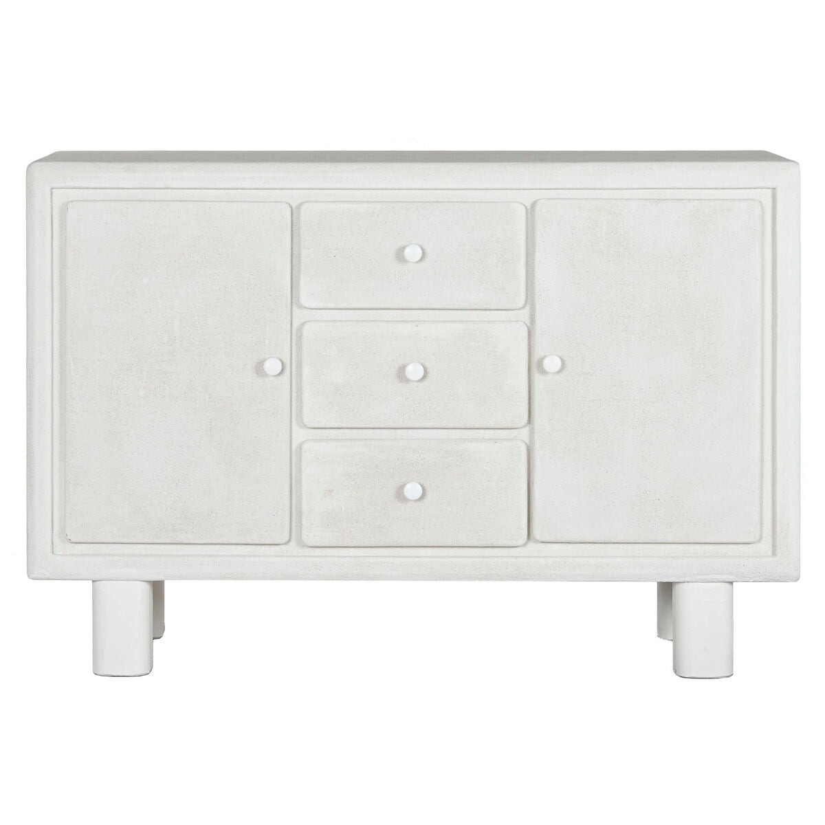 Aparador Home ESPRIT Blanco Abeto Madera MDF 120 x 38 x 80 cm