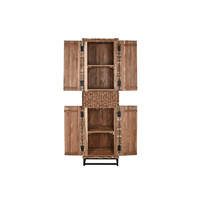 Armario Home ESPRIT madera de teca 50 X 45 X 180 cm