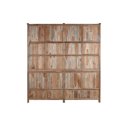 Vitrina Home ESPRIT Natural madera de teca 200 X 50 X 220 cm