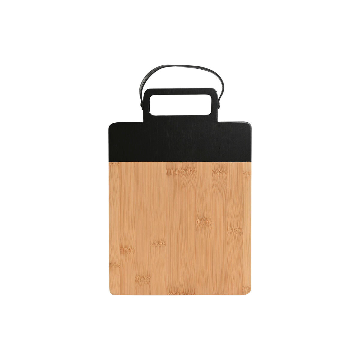 Tabla de cortar Home ESPRIT Negro Natural Poliuretano Bambú 35,5 x 21 x 1,1 cm