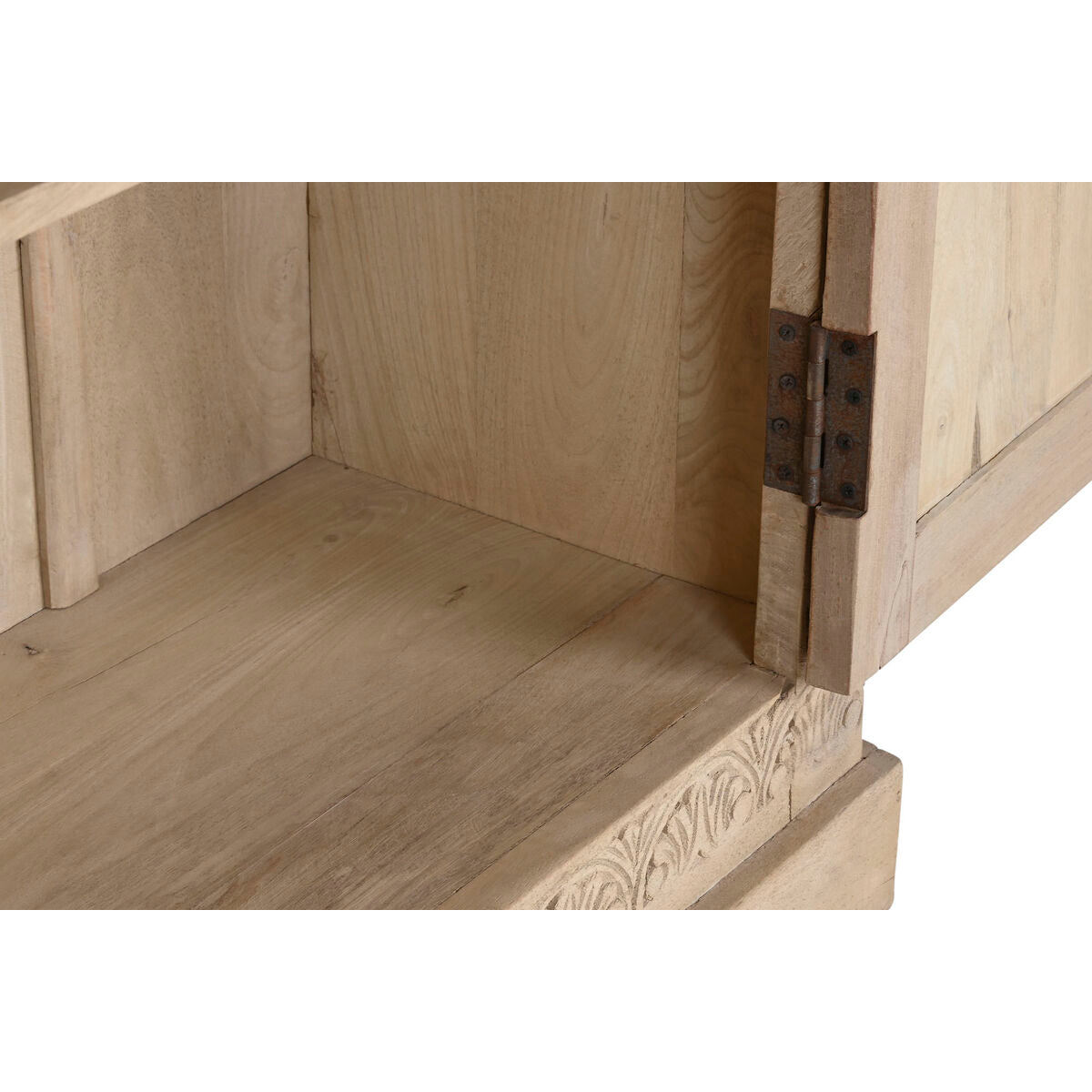 Armario Home ESPRIT Natural Madera de mango 125 x 43 x 214 cm