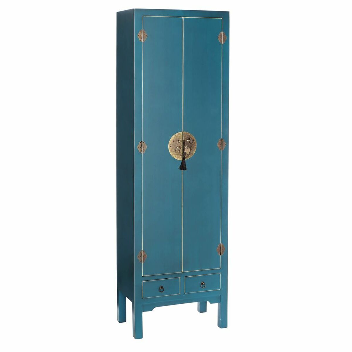 ORIENTE Wardrobe Blue Iron DMF 55 x 33 x 185 cm