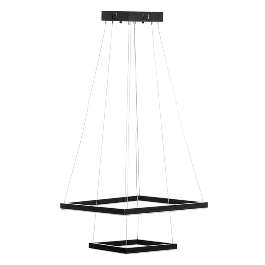 Black Aluminum Ceiling Lamp 220-240 V Modern 50 x 50 x 120 cm