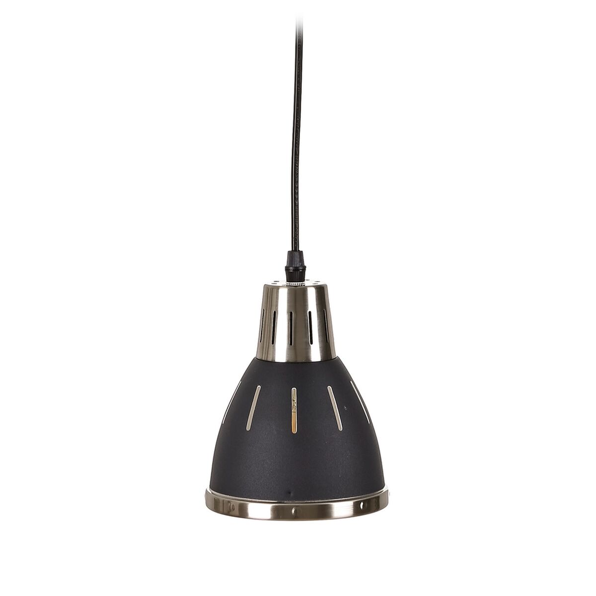 Ceiling Lamp 13.2 x 13.2 x 16 cm Black Industrial Metal