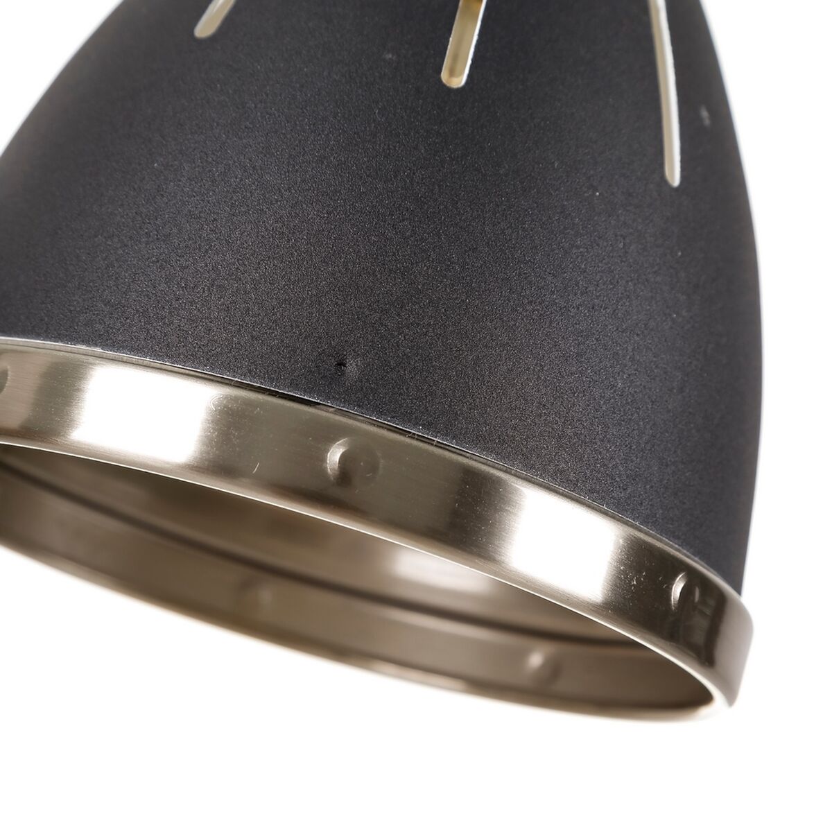 Ceiling Lamp 13.2 x 13.2 x 16 cm Black Industrial Metal