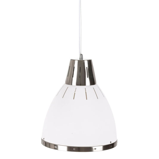 White Metal Ceiling Lamp 30 x 30 x 35 cm industrial