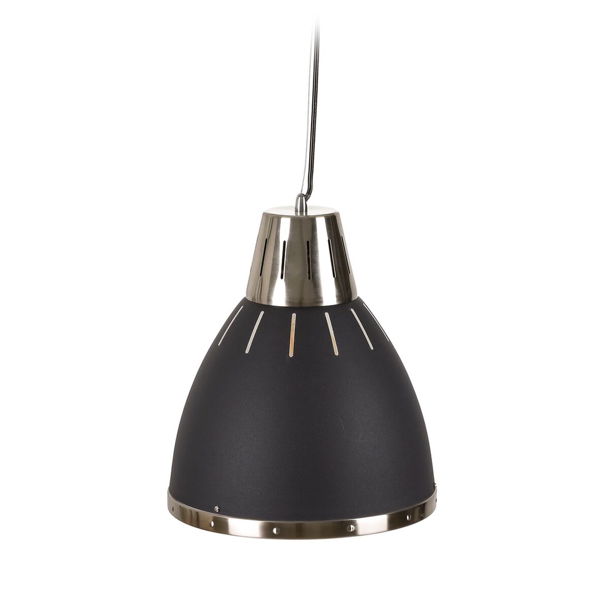 Black Metal Ceiling Lamp 30 x 30 x 35 cm industrial