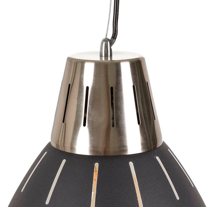 Black Metal Ceiling Lamp 30 x 30 x 35 cm industrial