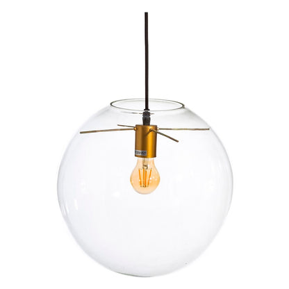 Transparent Gold Crystal Ceiling Lamp 30 x 30 x 30 cm Vintage Ø 35 cm