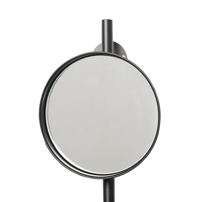 Wall Mirror 22 x 20 x 60 cm Black Glass Metal