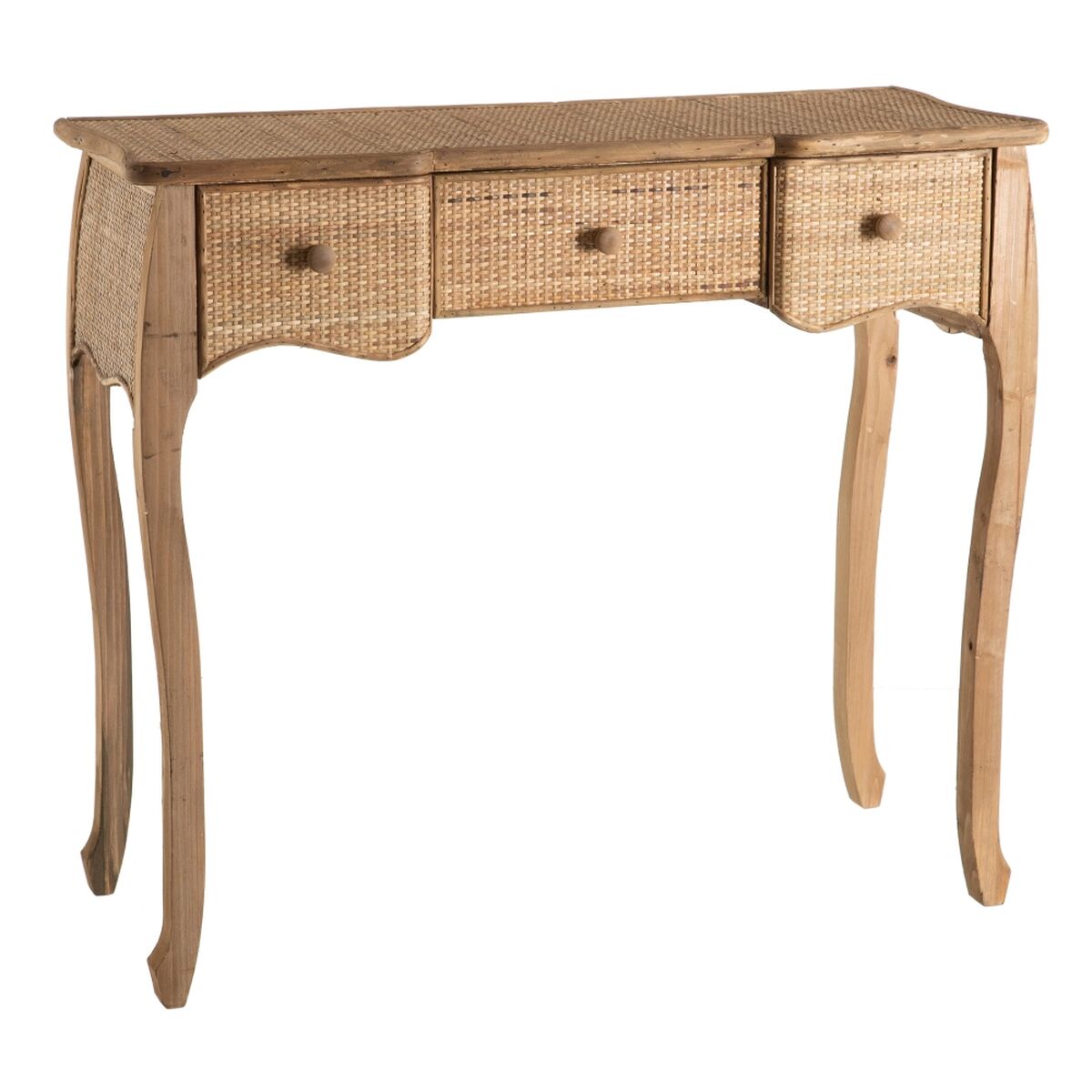 Sideboard 91 x 36 x 80 cm Natural Fir Wood DMF